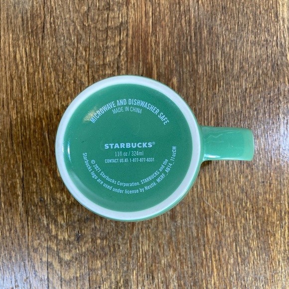 Starbucks Green Siren Logo 11 Oz Coffee Mug - Picture 6 of 6